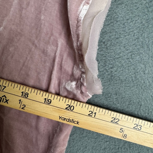 Boden Dusty Pink Silk Blend Velvet Cap Sleeve Top Scoop Neck Womens US 8 UK 12 - Picture 6 of 7